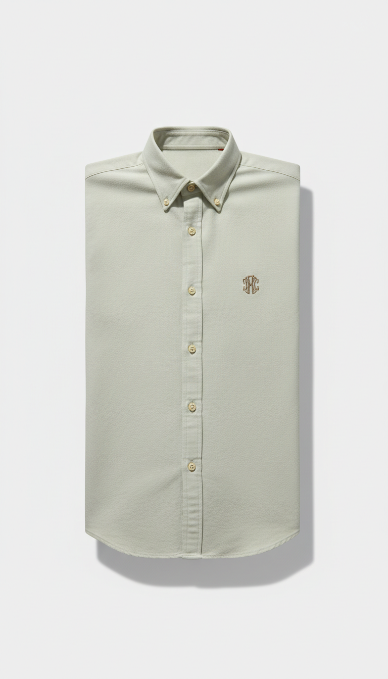 Monogrammed Cotton Oxford Shirt