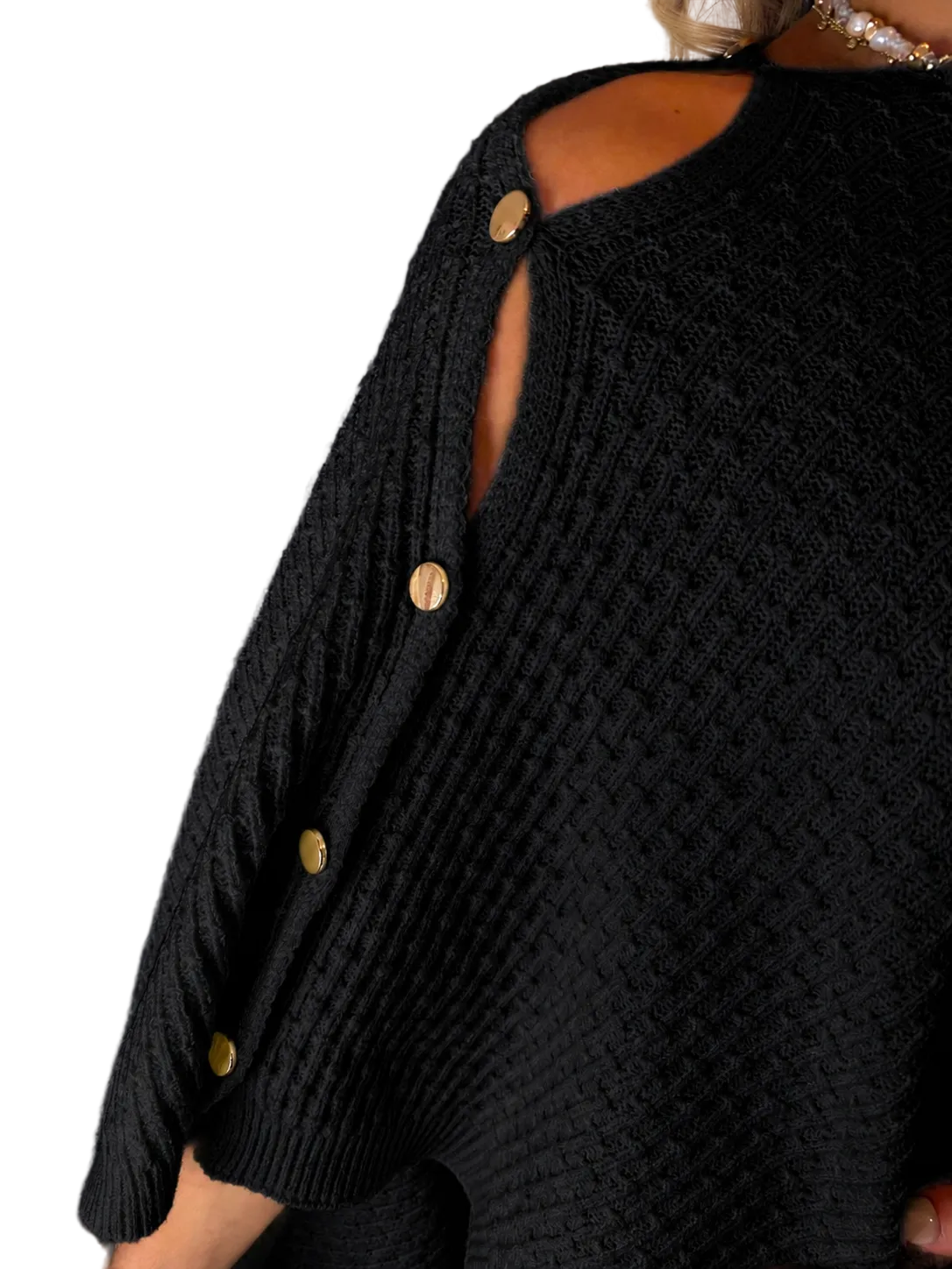 The Porch Swing Wrap - In Black