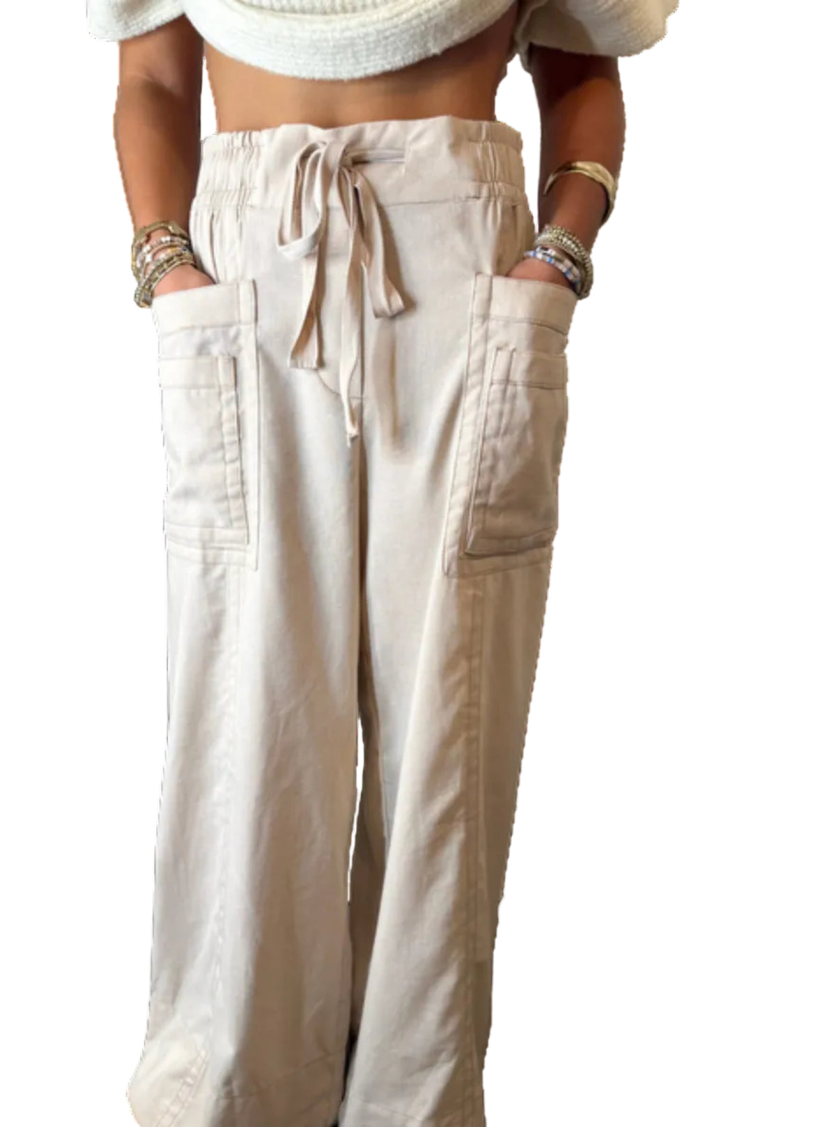 Lovely Linen Wide Leg Pants