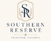 Southern Reserve logo with an ornate crest containing the letters SR and small laurel branches, above the words 'SOUTHERN RESERVE' and the tagline 'TRADITION, TAILORED.' on a light cream background.