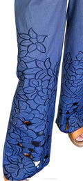High Waist Hydrangea Pant